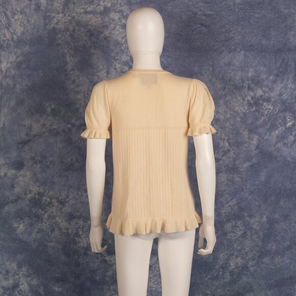 Vintage Ivory Juicy Couture Sweater Sz L - Picture 3 of 4